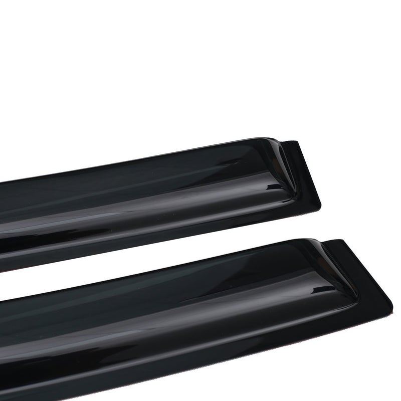 Lightronic Extra Durable Outside-Mount Auto Vent Window Visor, Fits 2013-2018 Nissan Altima (Sedan), UV Protection Rain Guard, Original Wind Deflector, No-Drill Easy Install, Dark Smoke, 4-Pcs - Image 4